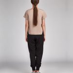 Neutral Washed Silk Blouse