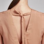 Neutral Washed Silk Blouse